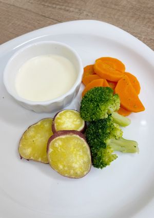 お出汁で蒸し野菜【ここから栄養士】-レシピのメイン写真