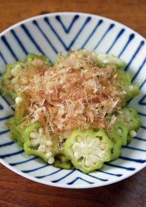 ダビデの星（オクラ）のおかか和え-レシピのメイン写真