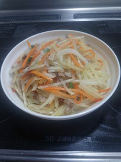 千切り炒め肉じゃが-レシピのメイン写真