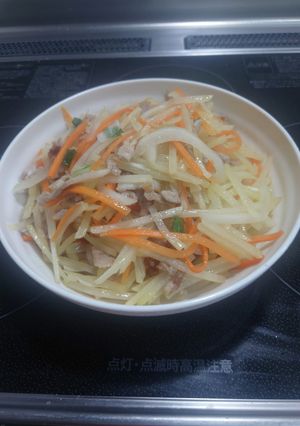 千切り炒め肉じゃが-レシピのメイン写真