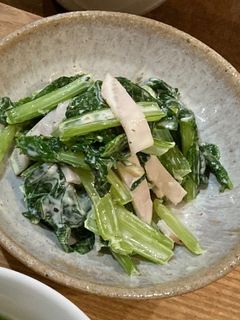 小松菜とハムのマヨサラダ-レシピのメイン写真