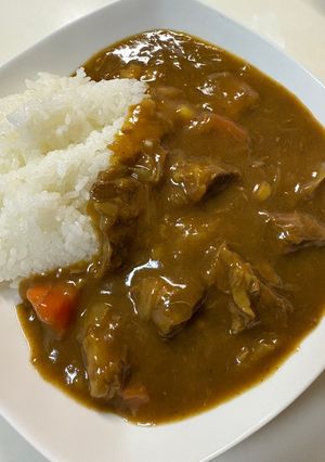 簡単&手抜き、牛すじカレー-レシピのメイン写真