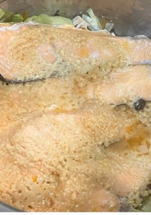 【ホットクック】鮭のちゃんちゃん焼き-レシピのメイン写真