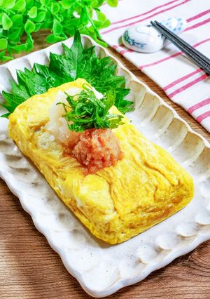おろし大葉のだし巻き卵-レシピのメイン写真