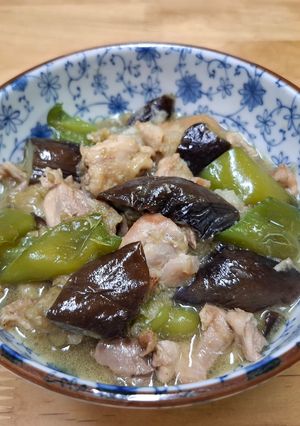 なすとピーマン鶏肉のみぞれ煮-レシピのメイン写真