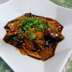 A picture of 冷凍揚げ茄子で手抜きみそ炒め.