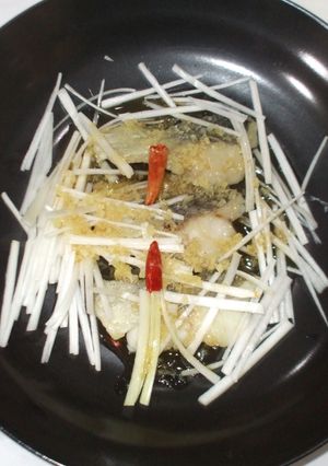 魚・タラのネギ油がけ♪簡単レシピ作り方-レシピのメイン写真