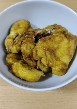 鶏むね肉で作る揚げないカレーから揚げ-レシピのメイン写真