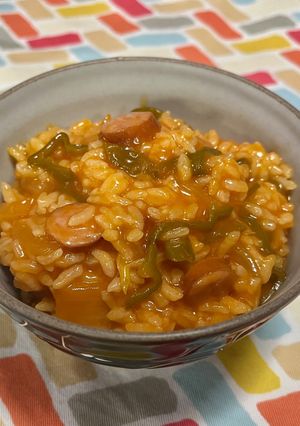 超簡単☆ナポリタンおじや♪♪-レシピのメイン写真