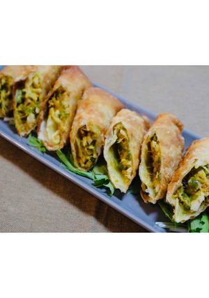 ツナの春巻き〜カレーマヨ風味-レシピのメイン写真