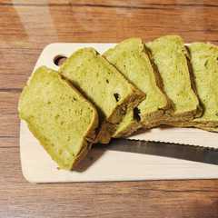 รูปของ 0.6斤HBで抹茶食パン