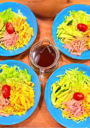 冷やし中華のタレ！麺つゆとカンタン酢だけ-レシピのメイン写真