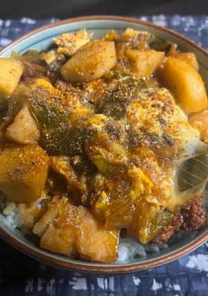 芋煮かつ丼-レシピのメイン写真