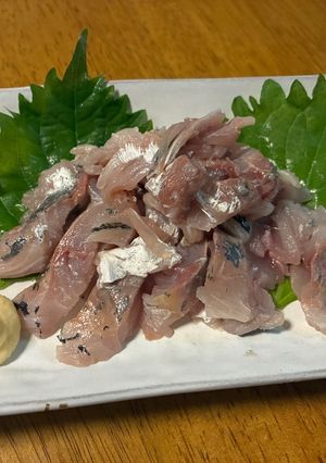新鮮なアジで！基本のアジの刺身-レシピのメイン写真