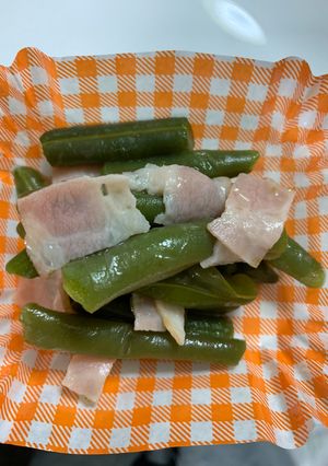 いんげんとベーコンの鶏ガラ煮-レシピのメイン写真