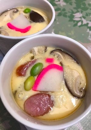 簡単チーズ入り茶碗蒸し-レシピのメイン写真
