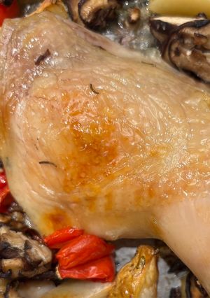 クリスマスに♡鶏モモ肉のオーブン焼き-レシピのメイン写真