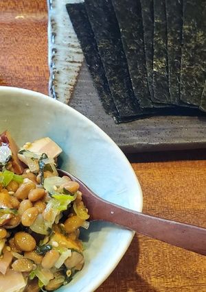 【おつまみ】納豆の海苔巻き-レシピのメイン写真