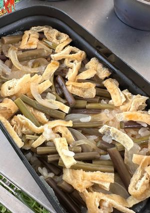 わらびの炊き込みご飯 キャンプでも-レシピのメイン写真