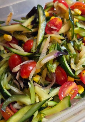 夏野菜の浅漬けサラダ【常備菜にも】-レシピのメイン写真
