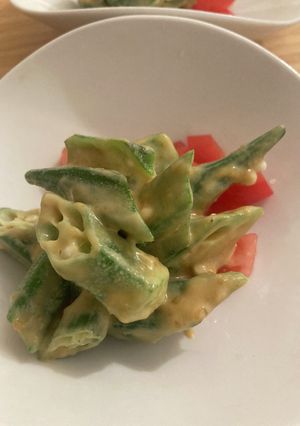 オクラの胡麻味噌和え-レシピのメイン写真