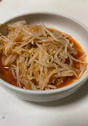 気づいたら一瞬で食べ切る辛もやし-レシピのメイン写真
