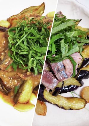 お手軽♪鯖缶と茄子のたたき風＊節約おかず-レシピのメイン写真