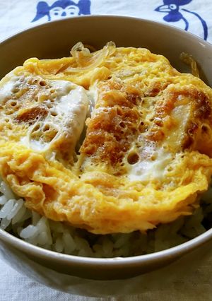 簡単！レンジで作れる、カツ丼♪-レシピのメイン写真