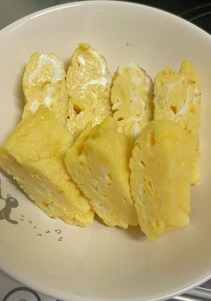 甘〜い卵焼き！綺麗に作れる裏ワザ付き-レシピのメイン写真