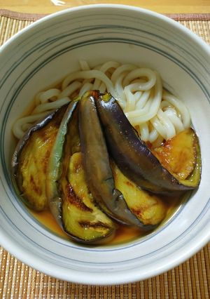 ぶっかけ焼きナスうどん-レシピのメイン写真