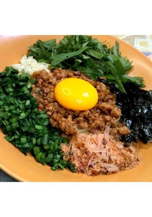 大葉大量消費！！しそまぜそば★動画あり★-レシピのメイン写真