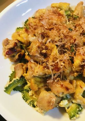 鶏もも肉&薄揚げのゴーヤーチャンプルー-レシピのメイン写真