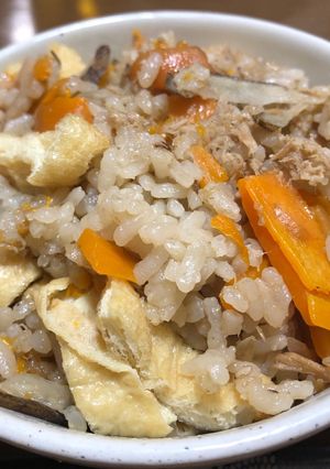 エバラ黄金の味で作るツナの炊き込みご飯-レシピのメイン写真