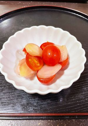 簡単さっぱり！ガリトマト-レシピのメイン写真