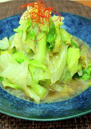 レタス一玉☆バター醤油炒め-レシピのメイン写真