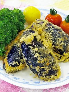 【シーチキンで作る】茄子のはさみ揚げ-レシピのメイン写真