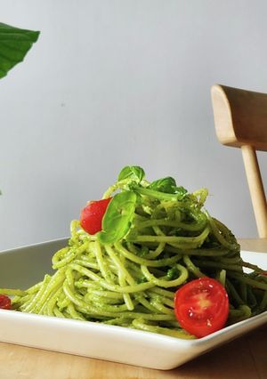 ジェノベーゼパスタ☆簡単昼食弁当☆パセリ-レシピのメイン写真
