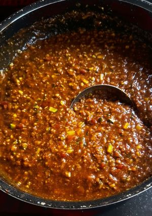 ミートソースリメイク☆キーマカレー-レシピのメイン写真