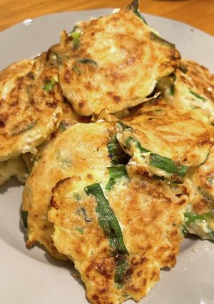 ニラ玉ふわ焼き-レシピのメイン写真
