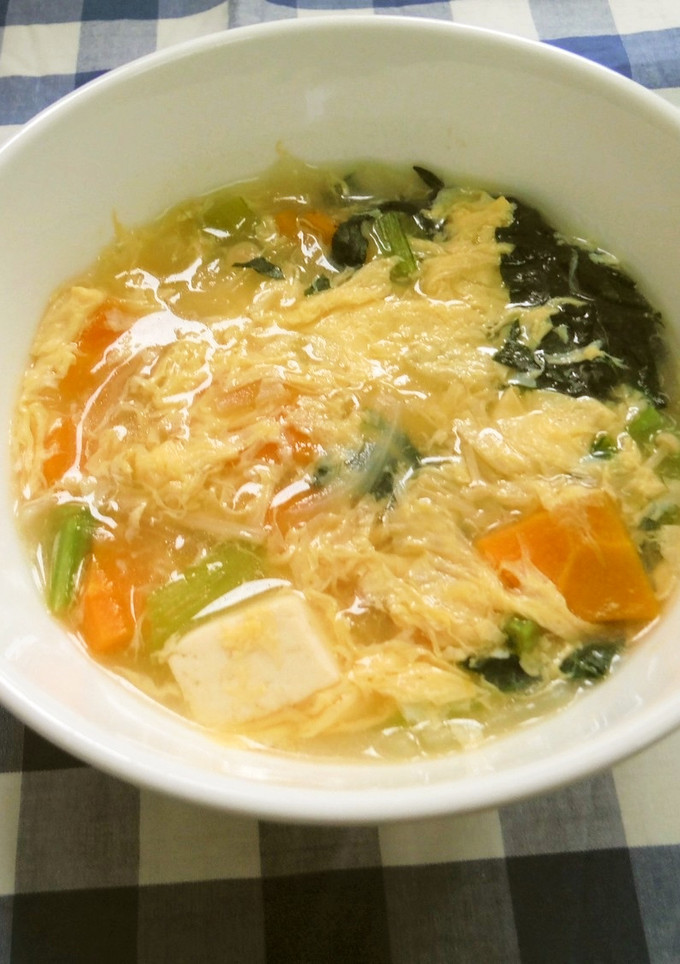 【学校給食】かきたま汁-レシピのメイン写真