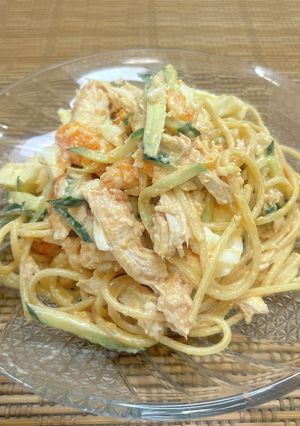 オーロラソースの鶏と卵のパスタサラダ✨-レシピのメイン写真