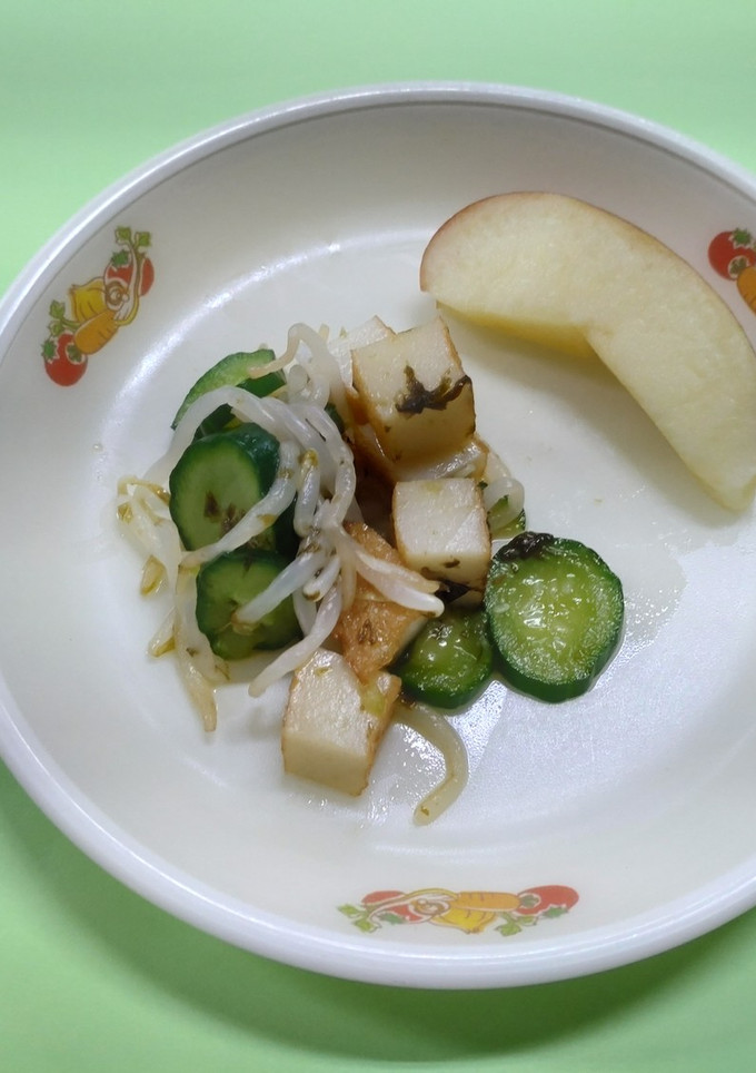 【学校給食】さつま揚げの海苔風味和え-レシピのメイン写真