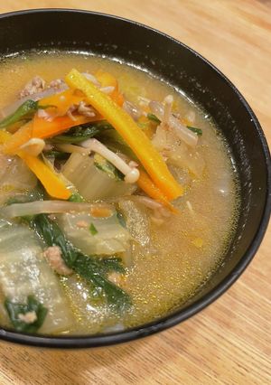 我が家の中華味噌スープ-レシピのメイン写真