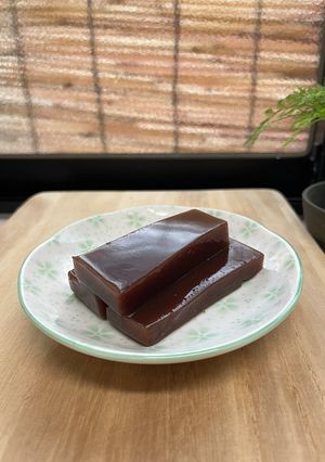 つるんとぺろり、濃厚黒糖入り水ようかん-レシピのメイン写真