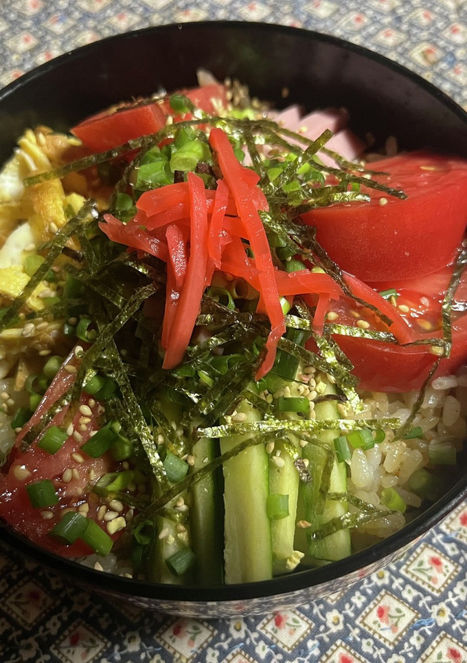 冷やし中華ちらし-レシピのメイン写真
