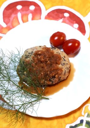 【5月】もずく入り豆腐ハンバーグ-レシピのメイン写真