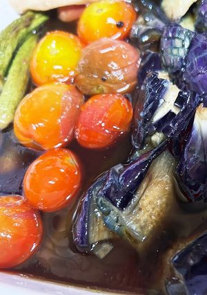 夏野菜の揚げ浸し【覚書】-レシピのメイン写真