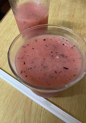 甘くないスイカ活用 スムージー-レシピのメイン写真