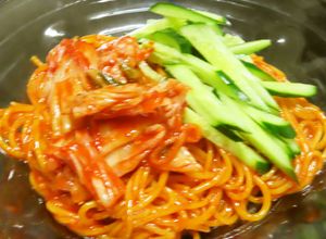グルテンフリーのトウモロコシ麺でビビン麺-レシピのメイン写真