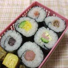 รูปของ 恵方巻・お弁当に♬具材色々のの字巻き